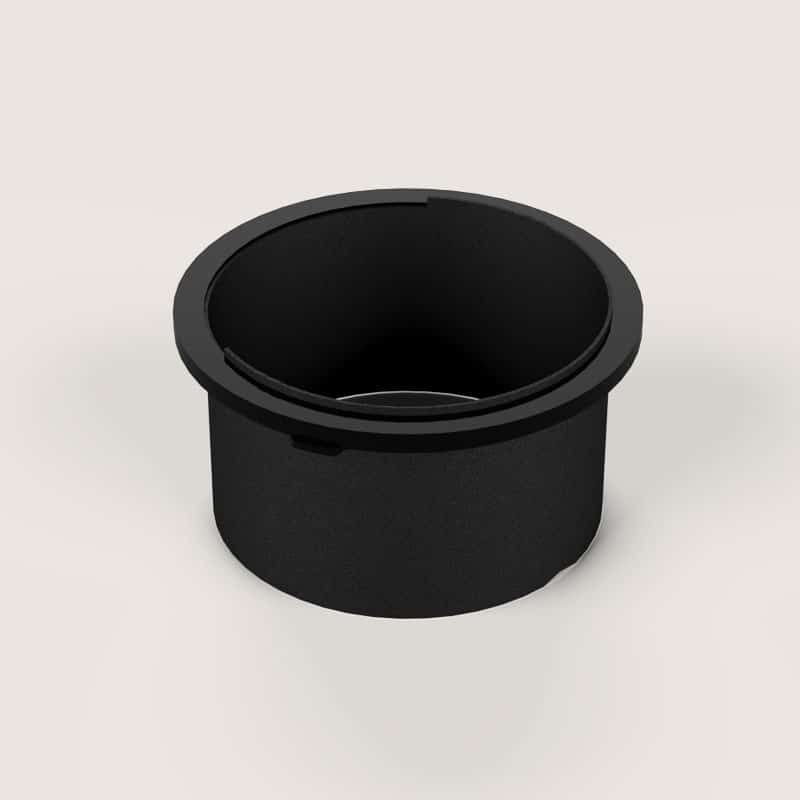 Outside air intake connector - under the unit