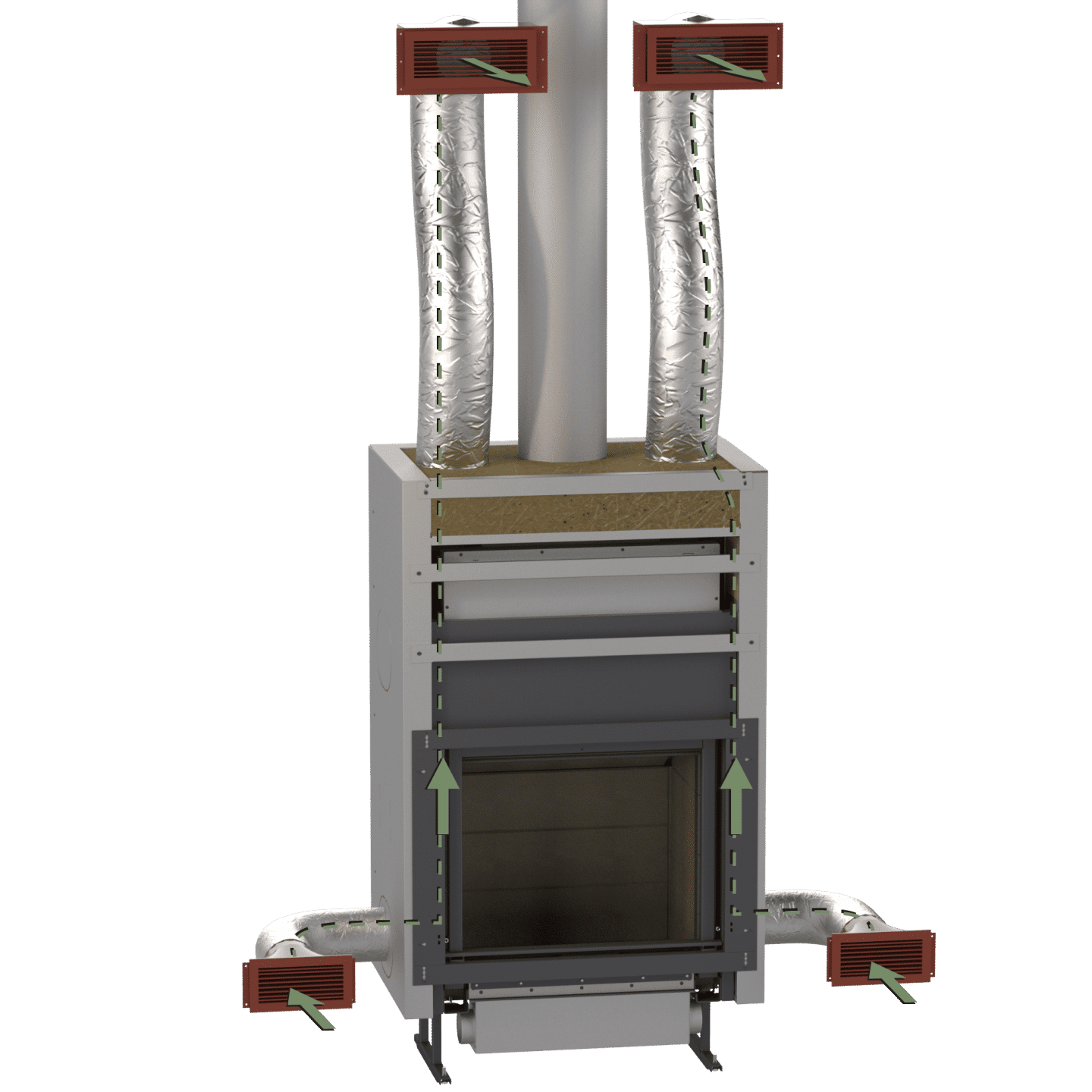 Système de convection & caisson d’isolation