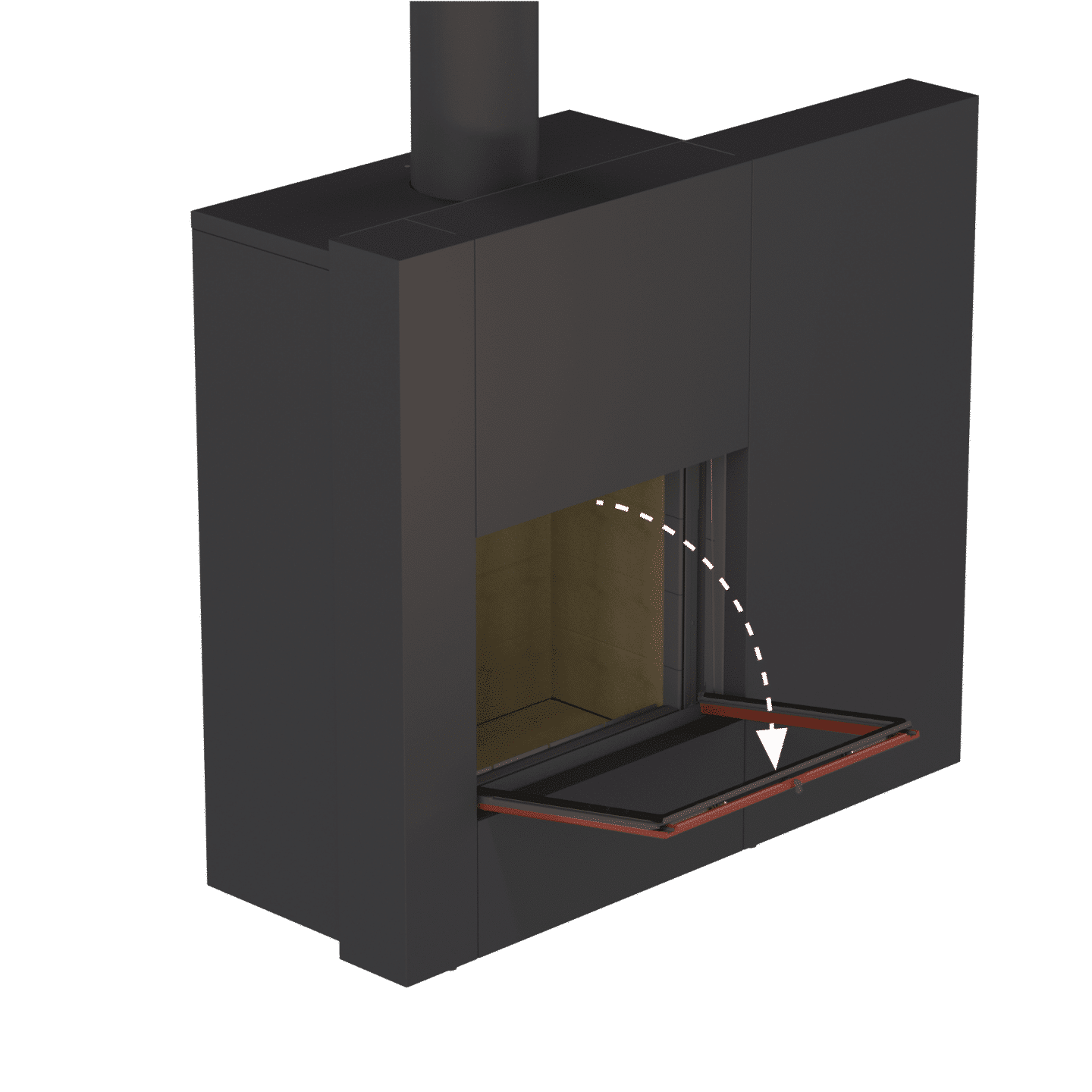 Tilting door