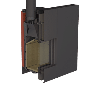 Insulated back panel