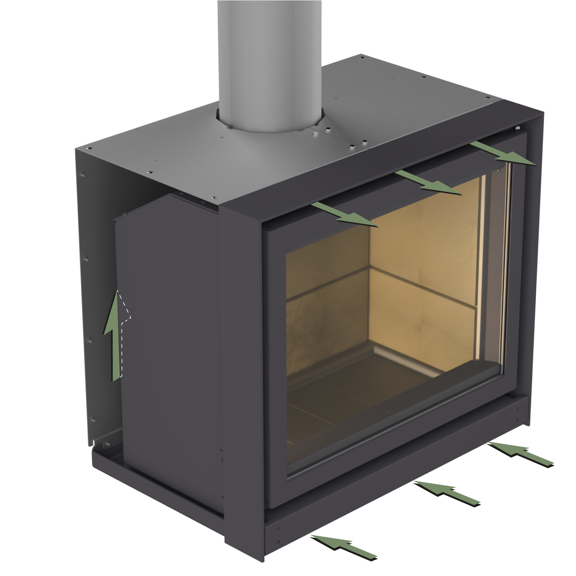 Integrated and silent convection