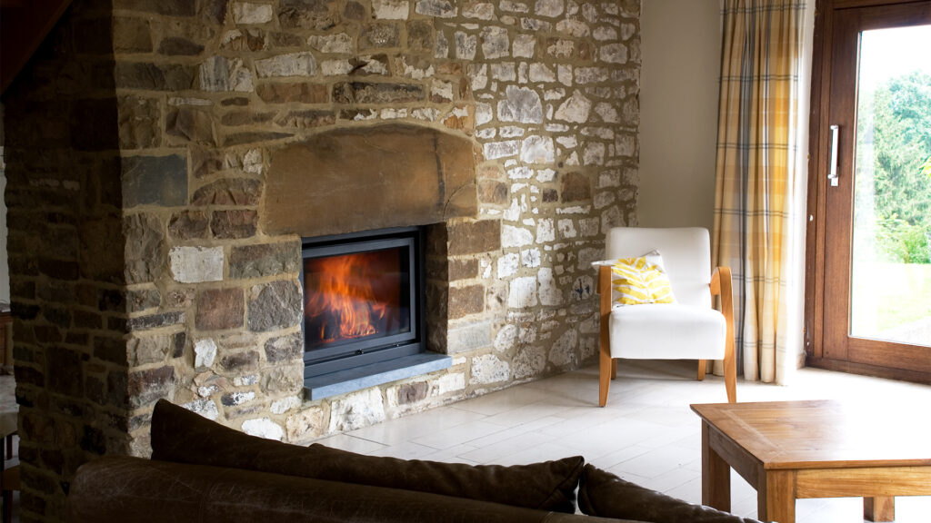 foyer encastrable certifié EPA Stûv 16-in âtre de maçonnerie